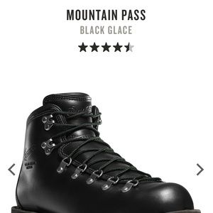 Danner Mountain Pass Black Glacé Hiking Boots